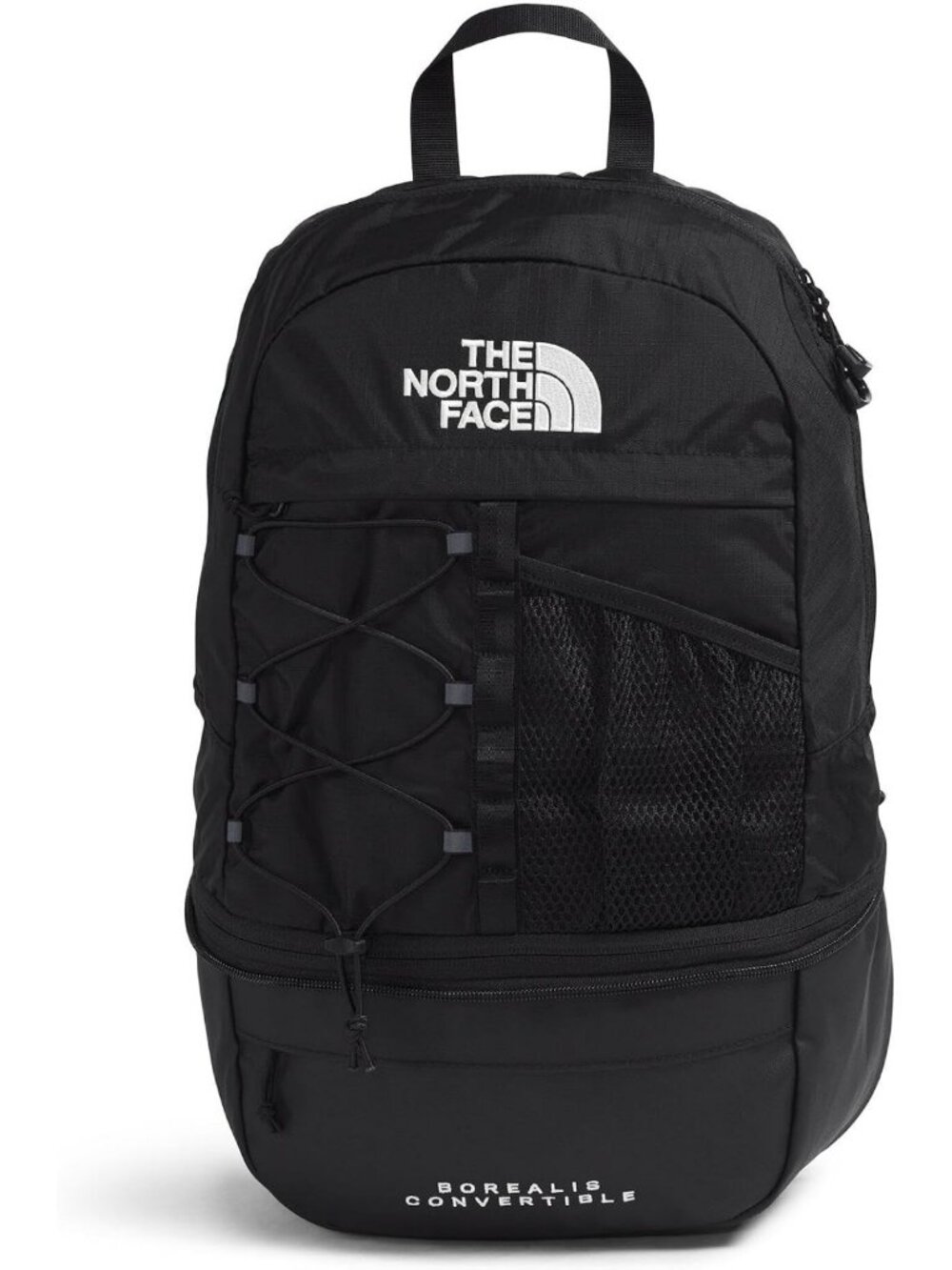 Versatile Convertible Backpack, Stylish Black Design, One Size, Perfect for
